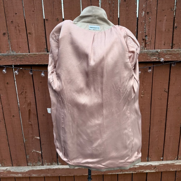 Classic Vintage 90s Oversized Double Breasted Beige Blazer - Picture 11 of 13